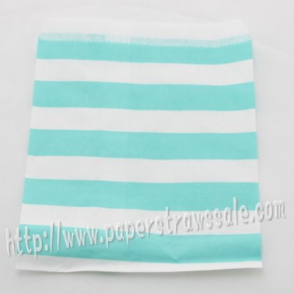 Light Blue Sailor Striped Paper Favor Bags 400pcs