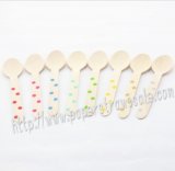 Bulk Polka Dot Wooden Spoons 400pcs Mixed 8 Colors