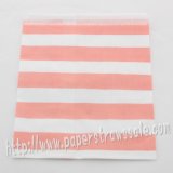Pink Sailor Striped Paper Favor Bags 400pcs