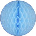 Light Blue Tissue Paper Honeycomb Balls 20pcs