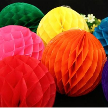 50pcs 16"(40cm) Tissue Paper Honeycomb Balls Wholesale