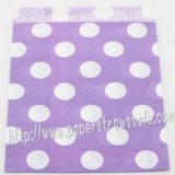 Lavender Polka Dot Paper Favor Bags 400pcs