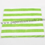 Green Striped Paper Napkins 300pcs