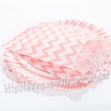 Pink Thin Chevron Paper Favor Bags 400pcs