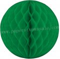 Green Tissue Paper Honeycomb Balls 20pcs