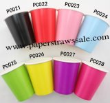 480pcs 90Z Plain Paper Drinking Cups Mixed 8 Colors