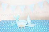 Blue Polka Dot Party Tableware Set for 20 People
