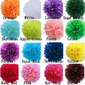 14" Pom Pom Tissue 160pcs Mixed 16 Colors