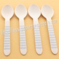Silver Striped Print Wooden Spoons 100pcs