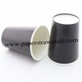 90Z Black Pure Paper Drinking Cups 120pcs