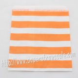 Orange Sailor Striped Paper Favor Bags 400pcs