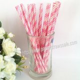 EAT DRINK BE MERRY Hot Pink Paper Straws 500pcs