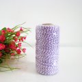 Bakers Twine with Lavender Stripe Print 15 Spools
