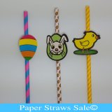 Easter Paper Straws 600pcs Mixed 3 Colors