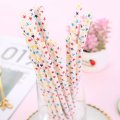Colorful Colored Rainbow Star Paper Straws 500 pcs