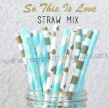 250pcs So This is Love Paper Straws Mixed