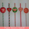 Valentine's Day Paper Straws 1000pcs Mixed 5 Colors