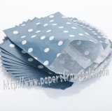 Navy Tiny Dot Paper Favor Bags 400pcs
