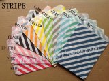 1100pcs Mixed 11 Colors Party Paper Bags Striped