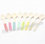 Bulk Chevron Wooden Spoons 400pcs Mixed 8 Colors