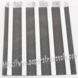 Black Vertical Stripe Paper Favor Bags 400pcs