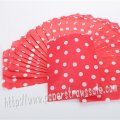 Red Tiny Dot Paper Favor Bags 400pcs