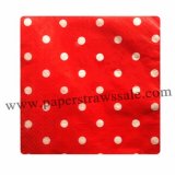 Red Polka Dot Paper Napkins 300pcs