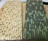 Camouflage Pattern Paper Straws 1000pcs Mixed 2 Colors