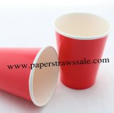 90Z Red Pure Paper Drinking Cups 120pcs
