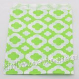 Green Mod Print Paper Favor Bags 400pcs
