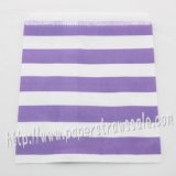 Lavender Sailor Striped Paper Favor Bags 400pcs