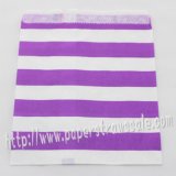 Purple Sailor Striped Paper Favor Bags 400pcs