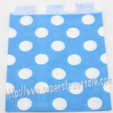 Blue Polka Dot Paper Favor Bags 400pcs