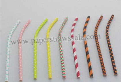 10000pcs Flexible Bendy Paper Straws Wholesale