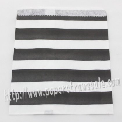Black Sailor Striped Paper Favor Bags 400pcs [pfbags004]