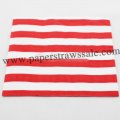 Red Stripe Printed Paper Napkins 300pcs