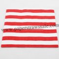 Red Stripe Printed Paper Napkins 300pcs