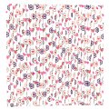 Colorful Red Pink Purple Vintage Heart Paper Straws 500 Pcs