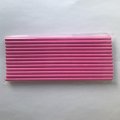 Solid Pure Plain Hot Pink Paper Straws Clearance 500 pcs