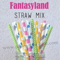 200pcs Fantasyland Theme Paper Straws Mixed 200pcs Fantasyland Theme Paper Straws Mixed