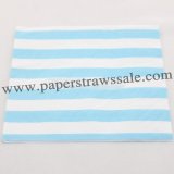 Light Blue Striped Paper Napkins 300pcs