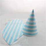 48pcs Blue Striped Paper Party Hats 48pcs Blue Striped Paper Party Hats