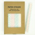 100 Pcs/Box Mixed Gender Reveal Baby Day Party Paper Straws 100 Pcs/Box Mixed Gender Reveal Baby Day Party Paper Straws