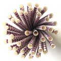 Deep Purple Harlequin Diamond Paper Straws 500 pcs