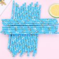 Footprint Nursing Bottle Pacifier Paper Straws 500 pcs