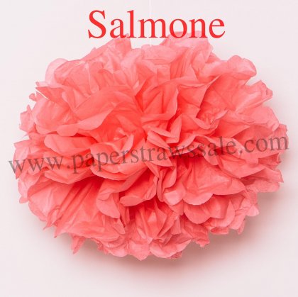Salmone Tissue Paper Pom Poms 20pcs [paperflower022]