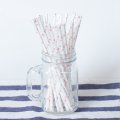 Light Pink Star Paper Drinking Straws 500 pcs