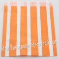 Orange Vertical Striped Paper Favor Bags 400pcs Orange Vertical Striped Paper Favor Bags 400pcs