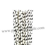 Black Crow Printed Halloween Paper Straws 500pcs