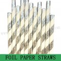 Paper Straws Star Glitter Silver Foil Stripe 500pcs Paper Straws Star Glitter Silver Foil Stripe 500pcs